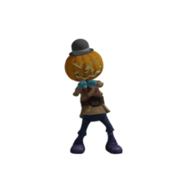 Pumpkin monsters dancing png