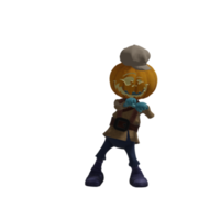 Pumpkin monsters dancing png