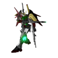 Mecha attack pose png