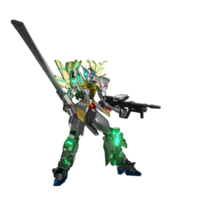 Mecha attack pose png