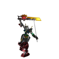 pose de ataque mecha png