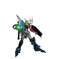 Robot attack pose png