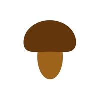 mushroom icon on a white background. isolated vector illustration.