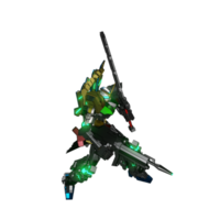 Mecha attack pose png