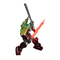 Mecha prêt à attaquer png