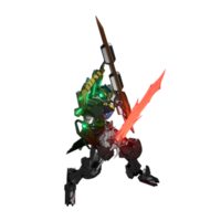 Mecha-Angriffspose png