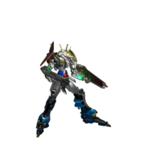 Robot attack pose png