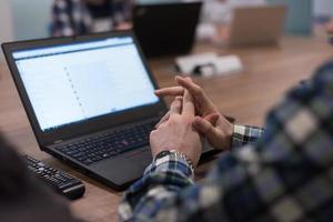 programmer writing programming code photo