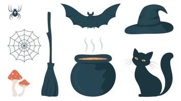 witchcraft clip art collection vector