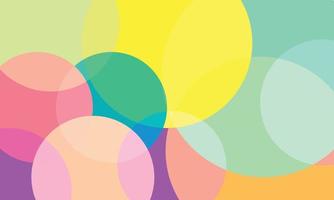 abstract colorful circle vector background