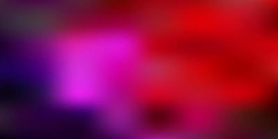 Dark pink, red vector abstract blur texture.