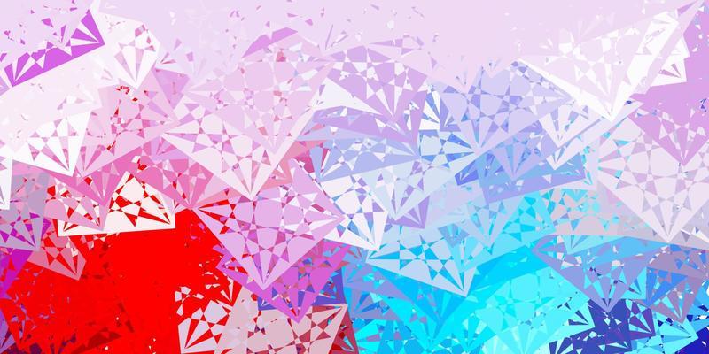 Light Blue, Red vector layout with triangle forms.