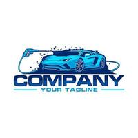 detailing car wash logo vector