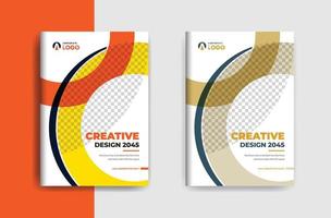 brochure cover design template vector