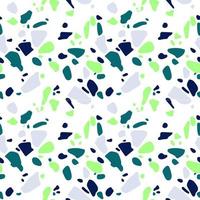 Colorful seamless pattern with imitation of Venetian terrazzo. Marble texture with fragments of stone. Abstract vector illustration