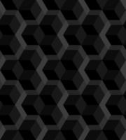 fondo geométrico patrón cubo forma negro gris vector