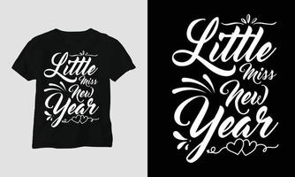 New Year T-shirt Design svg vector