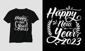 New Year T-shirt Design svg vector