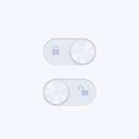 lock switch vector ui elements for web and apps