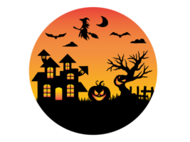 Halloween-Hintergrund einkreisen png