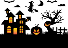 fondo espeluznante de halloween png