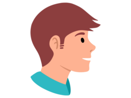 handgezeichneter menschenavatar png