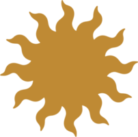 Sun Logo Icon Design Element png