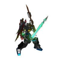 Mecha attack pose png