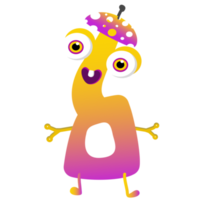 schattig baby monster, robot, mutant png