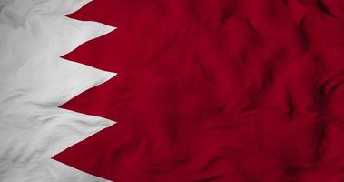 bandera ondeante de bahrein en renderizado 3d video