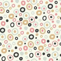 Pattern With Cute Circles vector