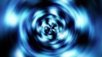 Loop abstract blue radial gradient circle tunnel background video