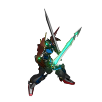 Mecha attack pose png