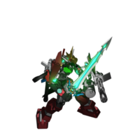 pose de ataque mecha png