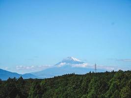 lo hermoso de lo natural con la montaña fuji en japón foto