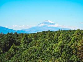 The beautiful of natural with fuji mountain in japan photo