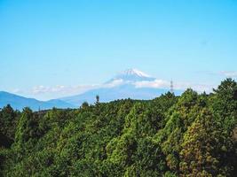 The beautiful of natural with fuji mountain in japan photo