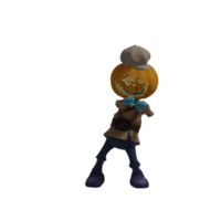 Pumpkin monsters dancing png