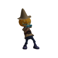 Pumpkin monster superstar Halloween png