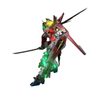 Mecha-Angriffspose png