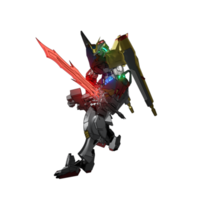 pose de ataque mecha png