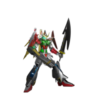 pose de ataque mecha png