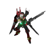 mecha redo till ge sig på png