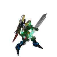 pose de ataque mecha png