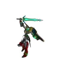 Mecha attack pose png