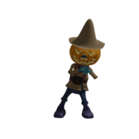 Halloween-Kürbis-Monster-Pose png