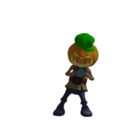 Pumpkin monster pose Halloween png