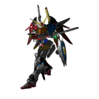 mecha redo till ge sig på png