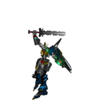 Mecha attack pose png