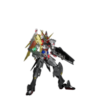 pose de ataque mecha png